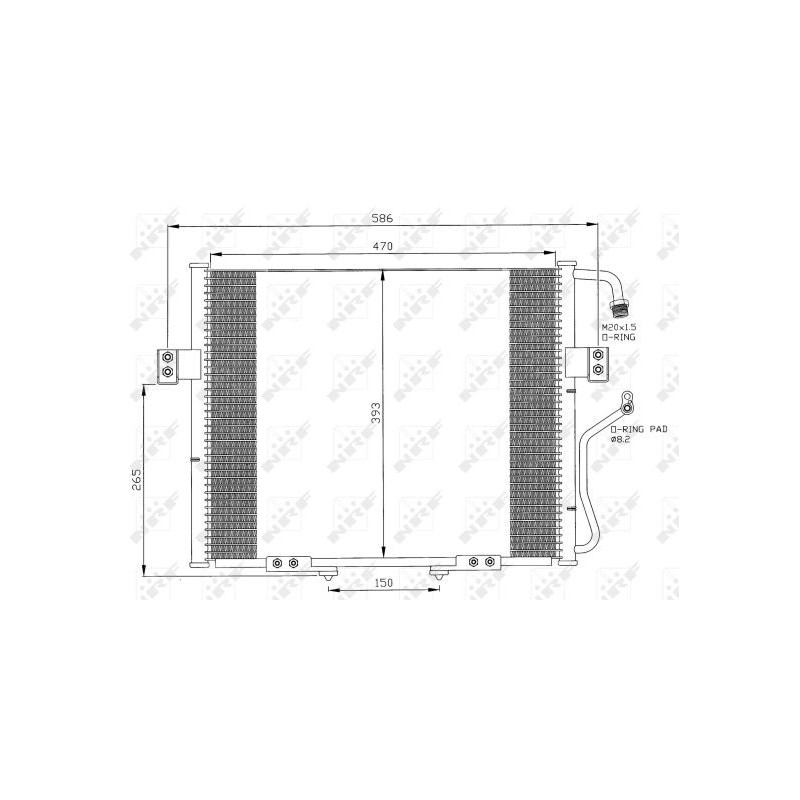 Condenseur de climatisation NRF