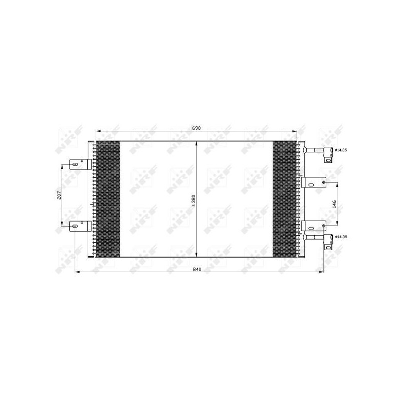 Condenseur de climatisation NRF