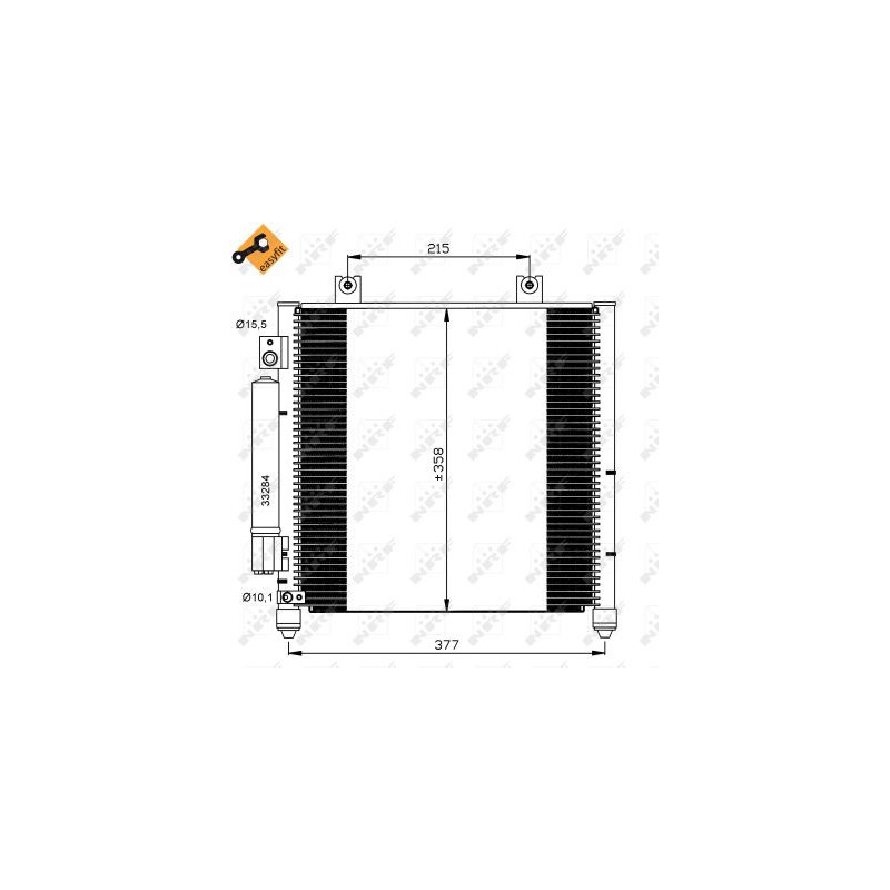Condenseur de climatisation NRF