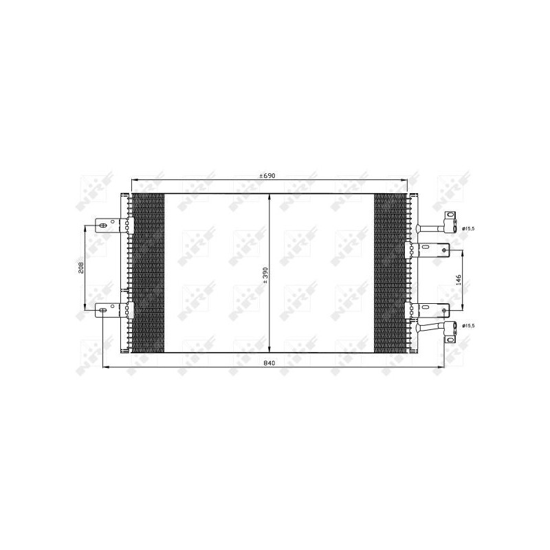 Condenseur de climatisation NRF