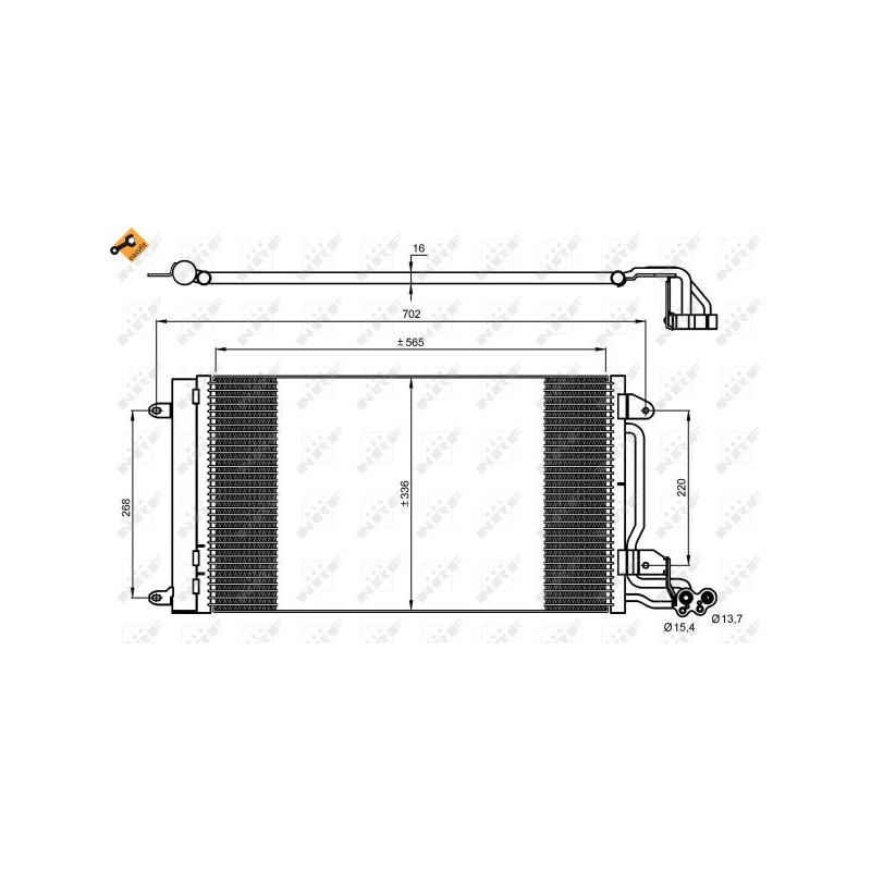 Condenseur de climatisation NRF