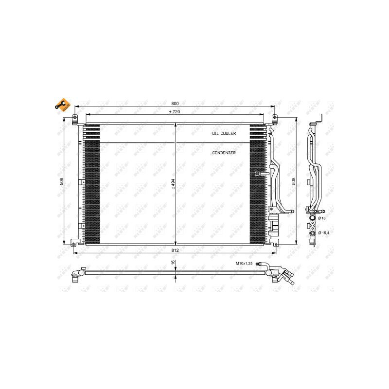 Condenseur de climatisation NRF