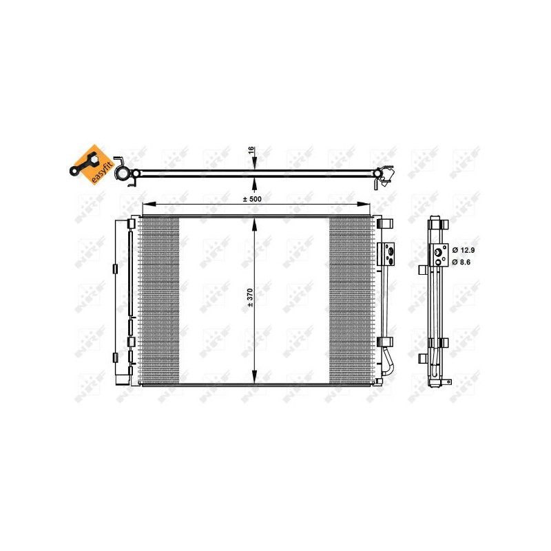Condenseur de climatisation NRF