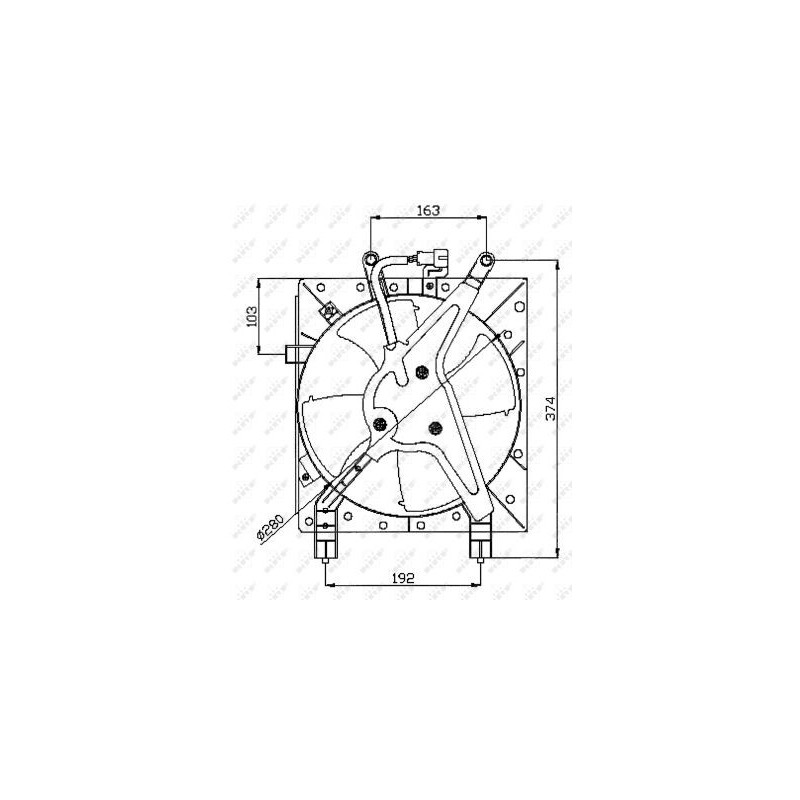 Ventilateur (refroidissement moteur) NRF