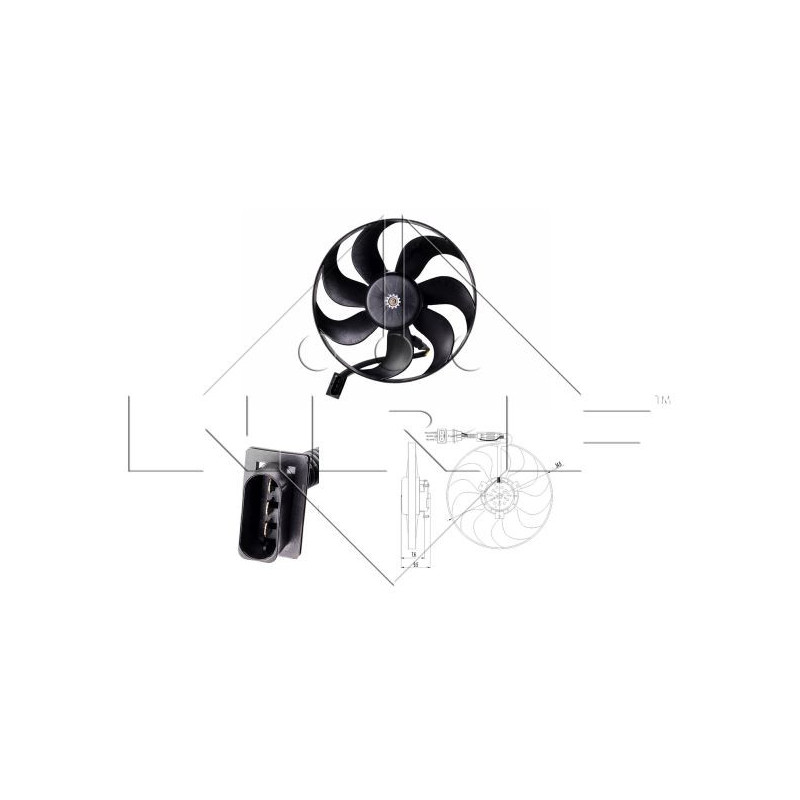 Ventilateur (refroidissement moteur) NRF