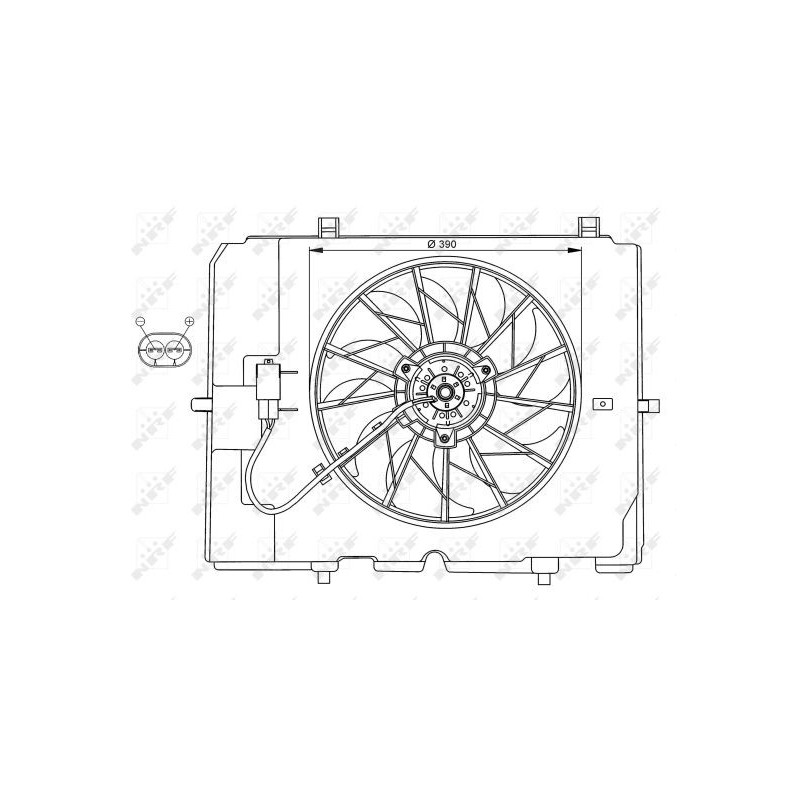 Ventilateur (refroidissement moteur) NRF