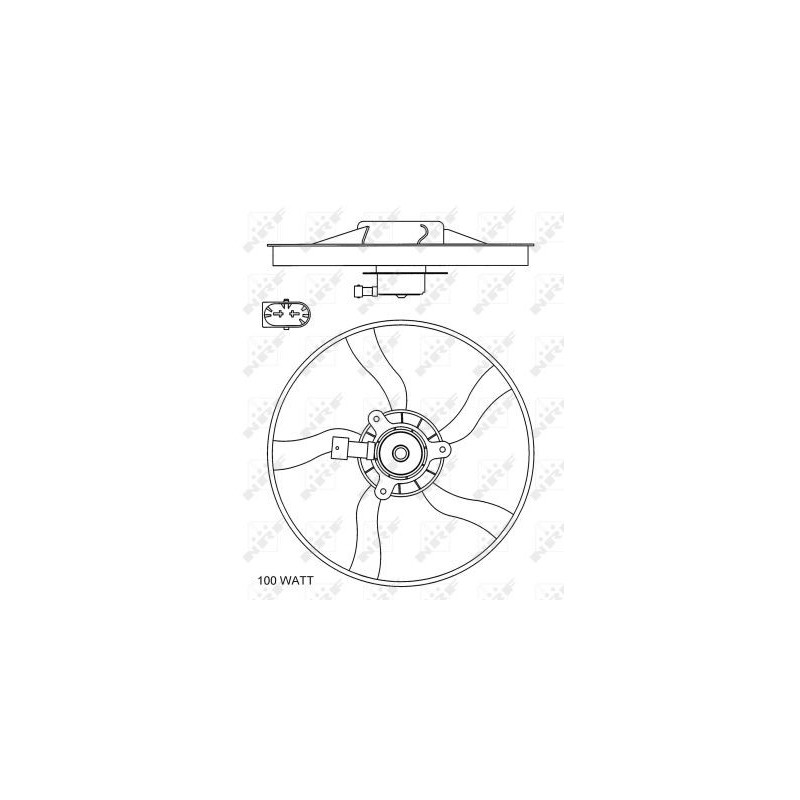 Ventilateur (refroidissement moteur) NRF