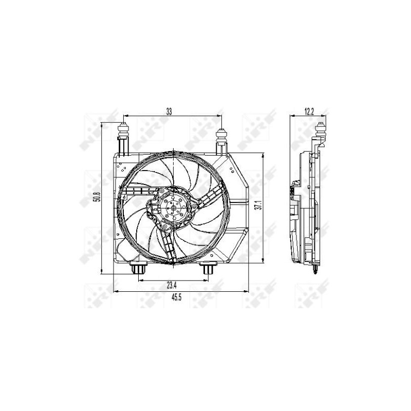 Ventilateur (refroidissement moteur) NRF