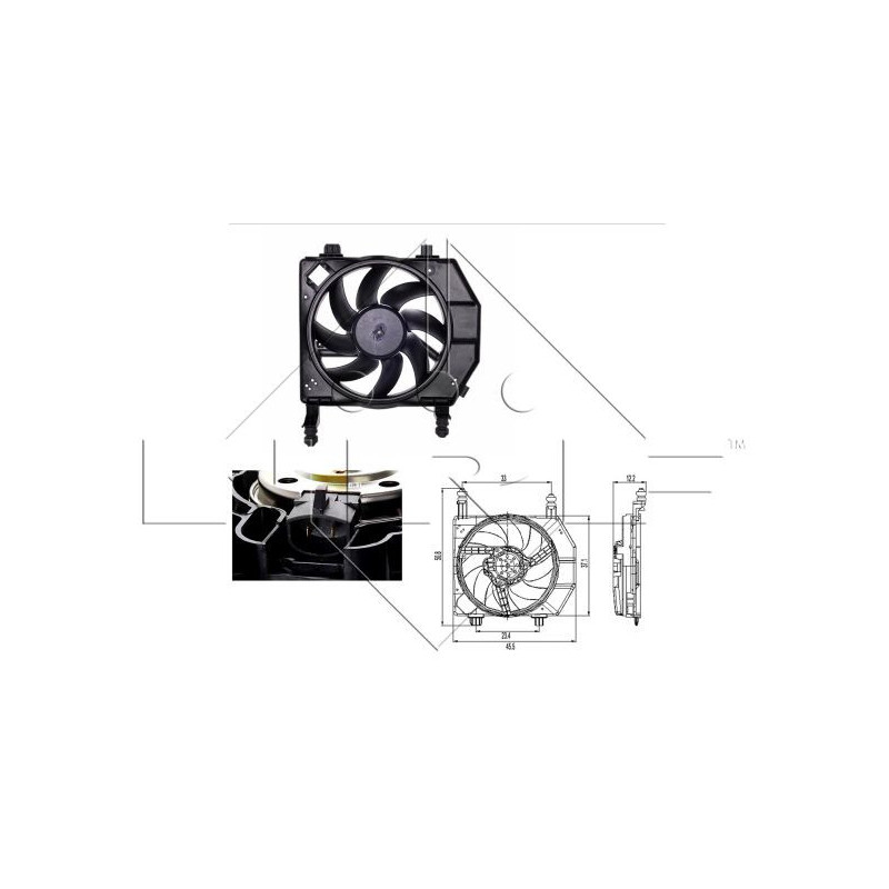 Ventilateur (refroidissement moteur) NRF