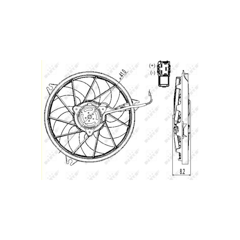 Ventilateur (refroidissement moteur) NRF