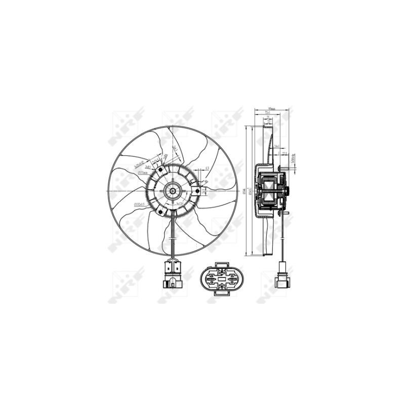 Ventilateur (refroidissement moteur) NRF