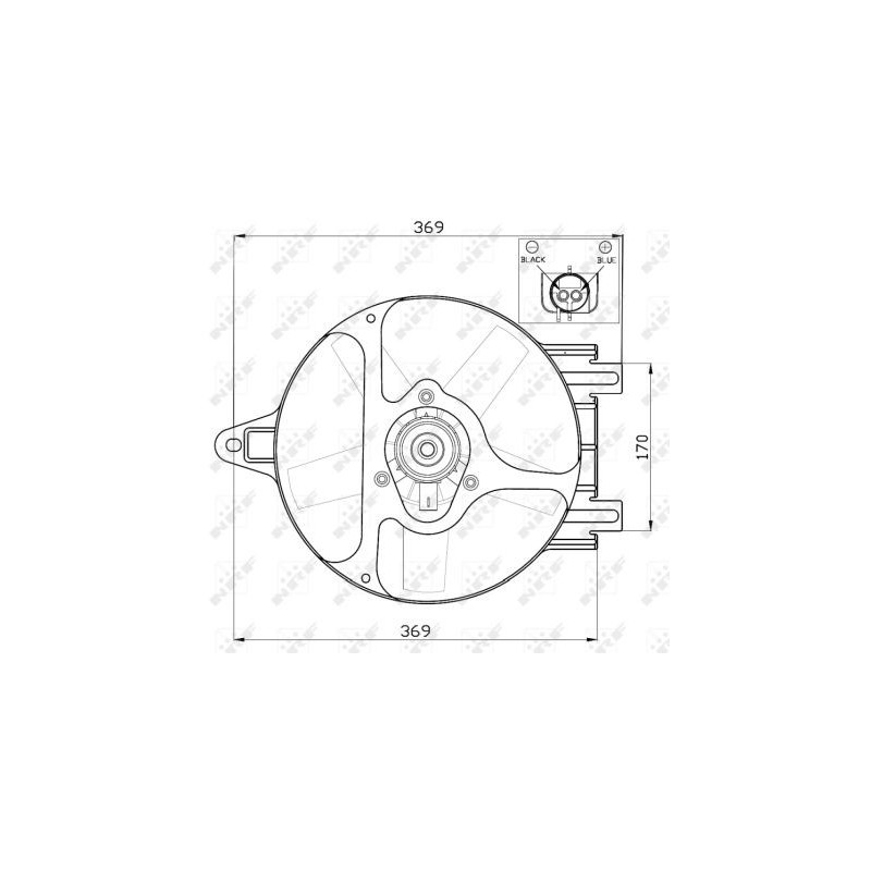 Ventilateur (refroidissement moteur) NRF