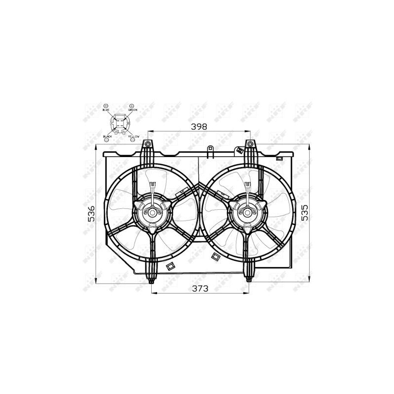 Ventilateur (refroidissement moteur) NRF