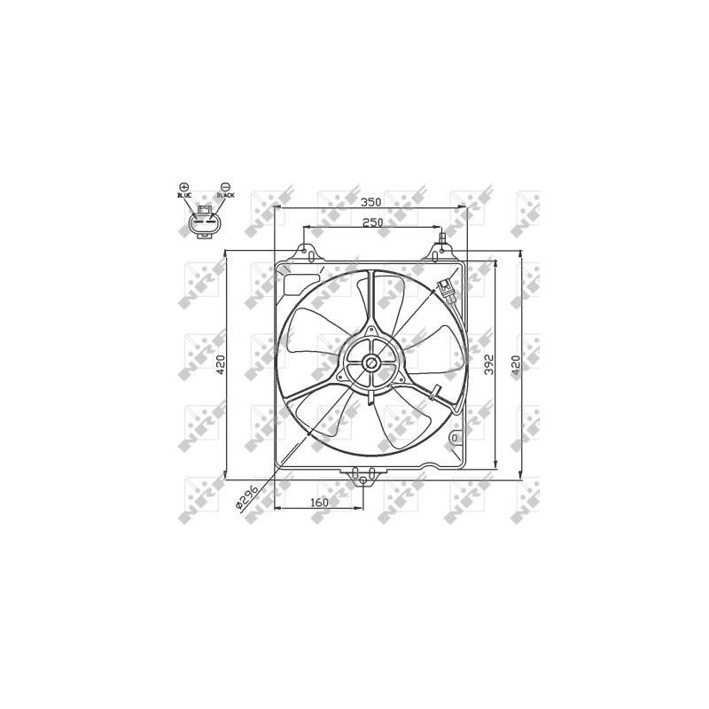 Ventilateur (refroidissement moteur) NRF