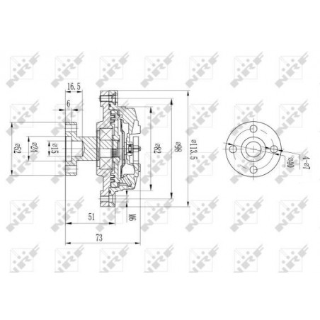 Visco-coupleur NRF