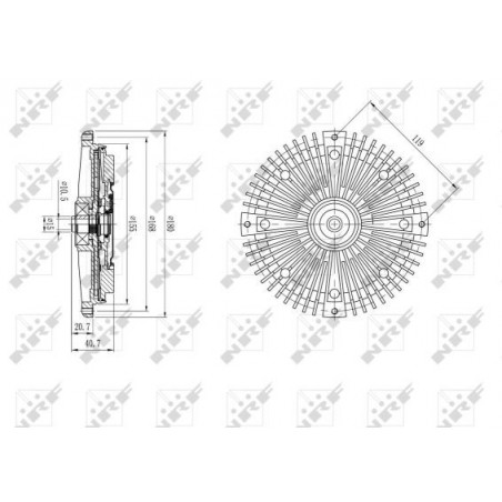 Visco-coupleur NRF