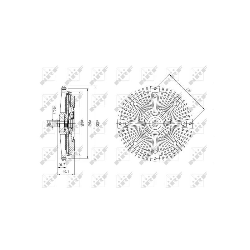 Visco-coupleur NRF