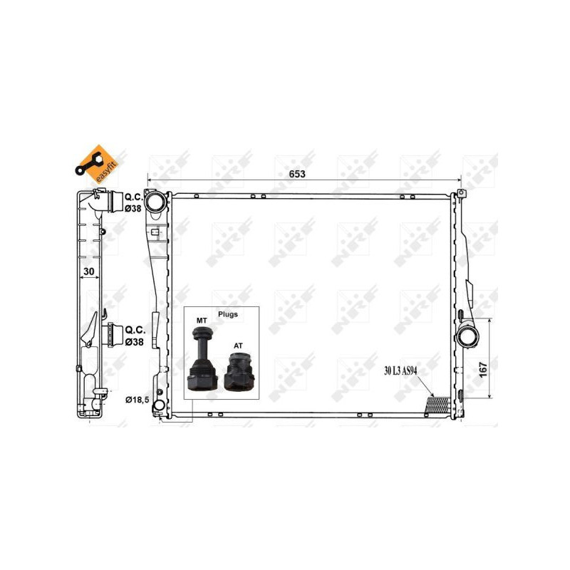 Radiateur NRF