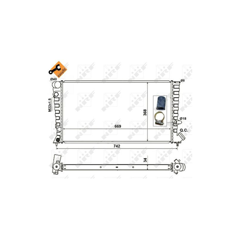 Radiateur NRF