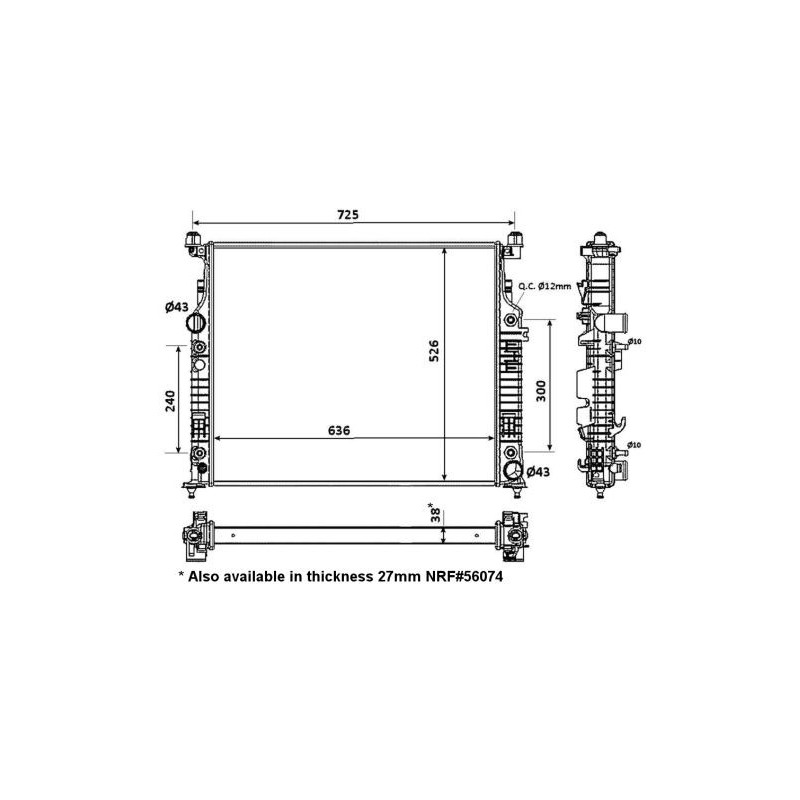 Radiateur NRF