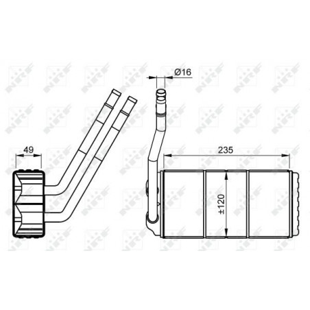 Radiateur de chauffage NRF