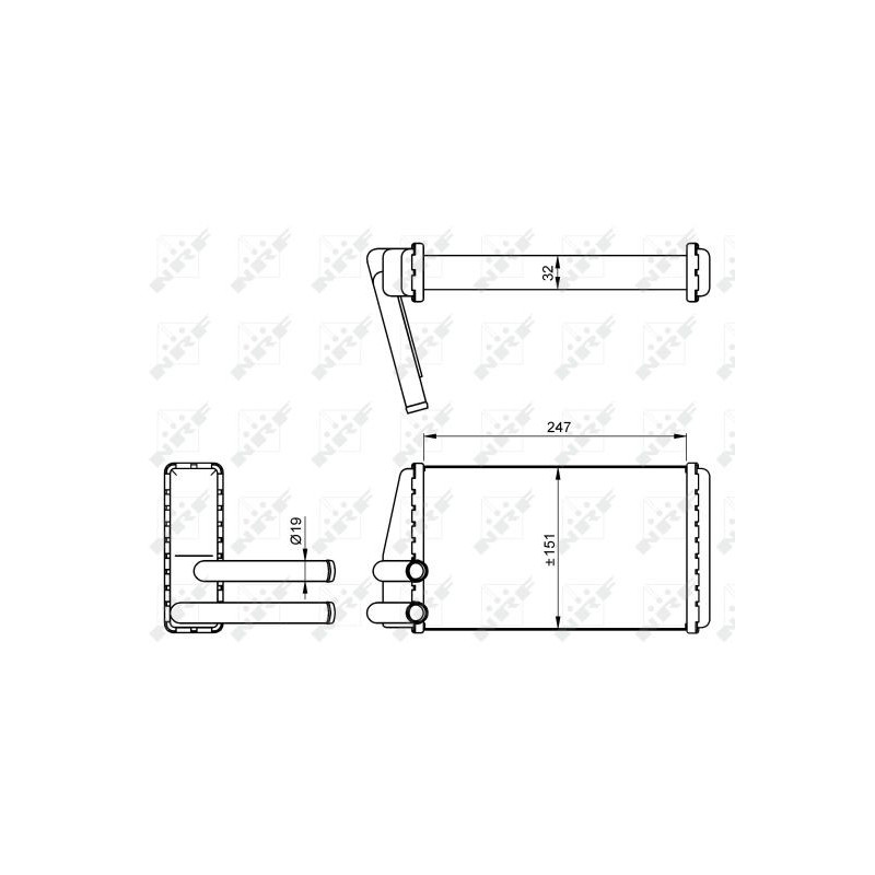 Radiateur de chauffage NRF