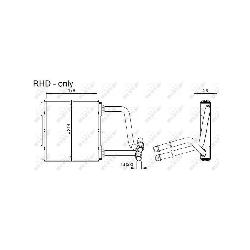 Radiateur de chauffage NRF