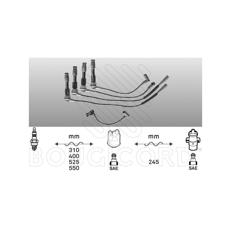 Fils de bougies / Faisceau d'allumage EFI Automotive