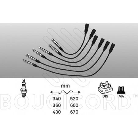 Fils de bougies / Faisceau d'allumage EFI Automotive