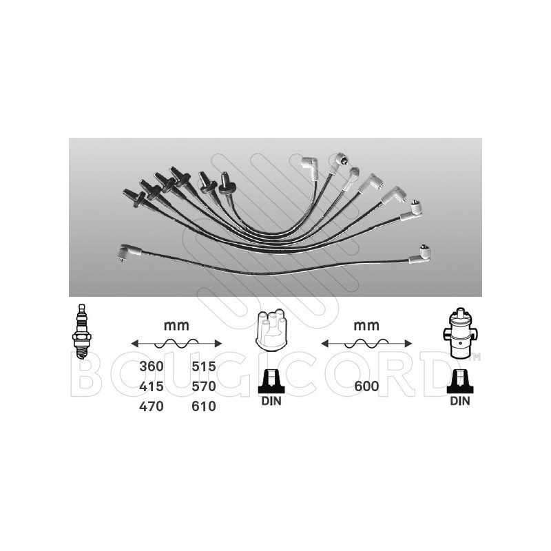 Fils de bougies / Faisceau d'allumage EFI Automotive