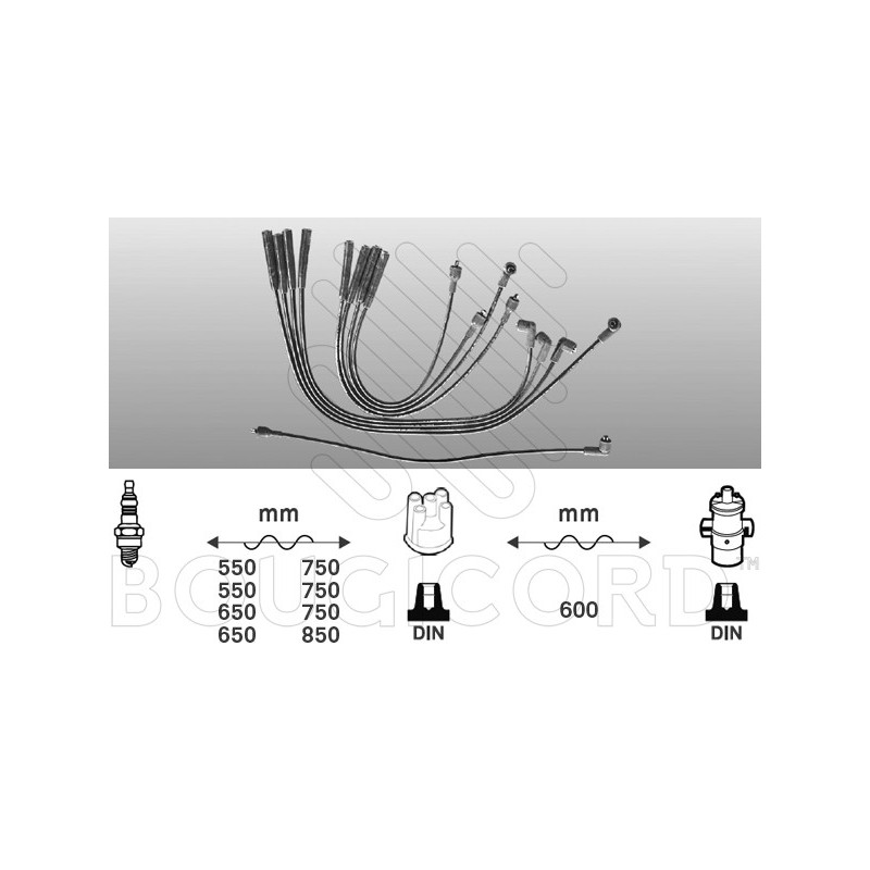 Fils de bougies / Faisceau d'allumage EFI Automotive