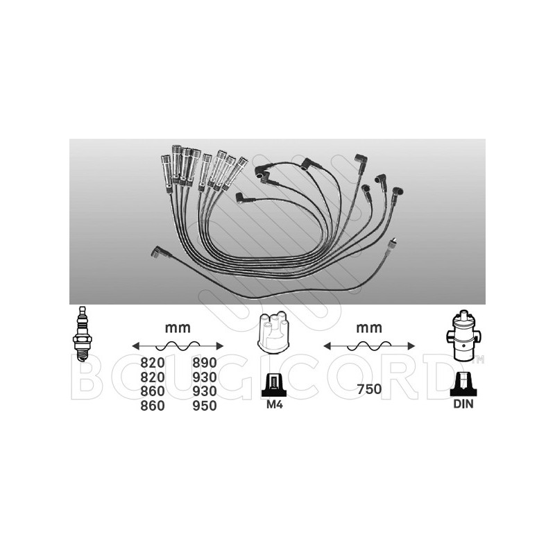 Fils de bougies / Faisceau d'allumage EFI Automotive