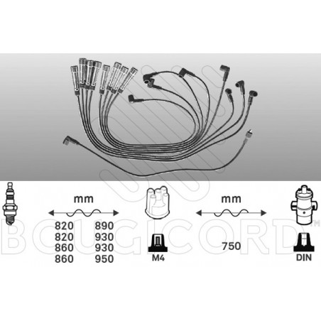 Fils de bougies / Faisceau d'allumage EFI Automotive