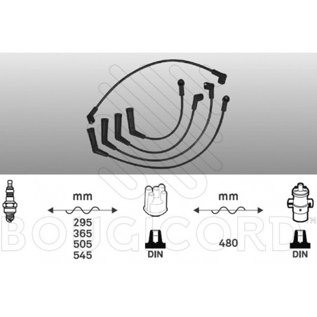 Fils de bougies / Faisceau d'allumage EFI Automotive