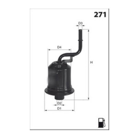 Filtre à carburant MECAFILTER