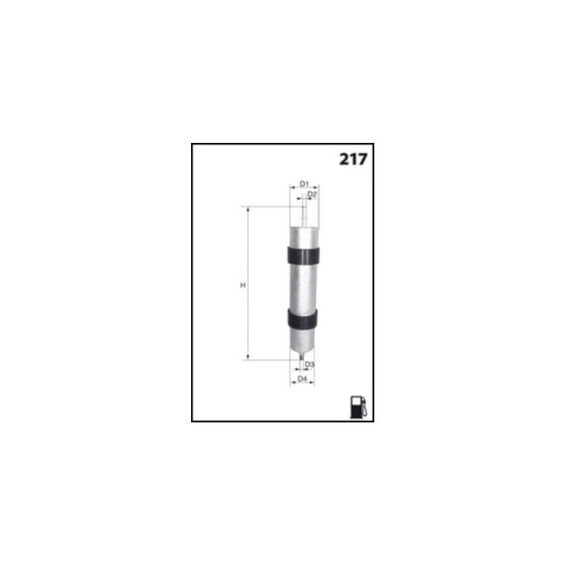 Filtre à carburant MECAFILTER