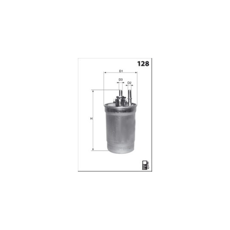 Filtre à carburant MECAFILTER