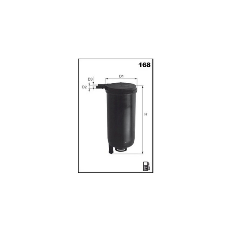 Filtre à carburant MECAFILTER