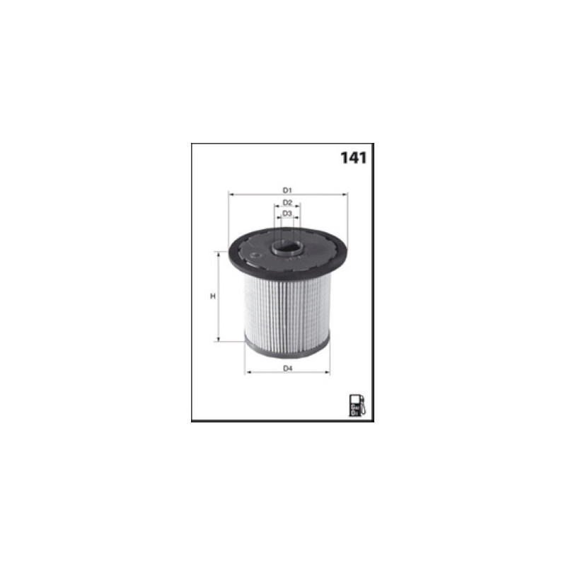 Filtre à carburant MECAFILTER