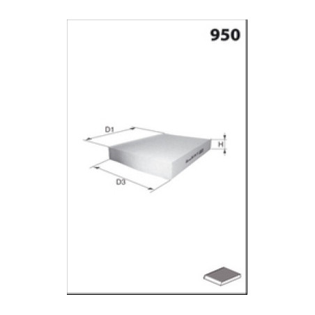 Filtre d'habitacle MECAFILTER