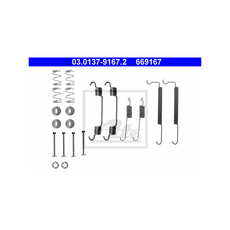 Kit d'accessoires (mâchoire de frein) ATE