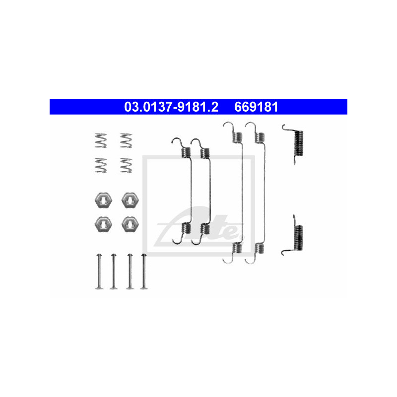 Kit d'accessoires (mâchoire de frein) ATE