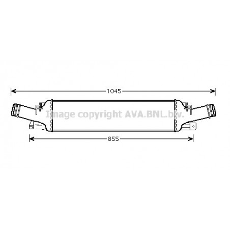 Intercooler (échangeur d'air) AVA QUALITY COOLING