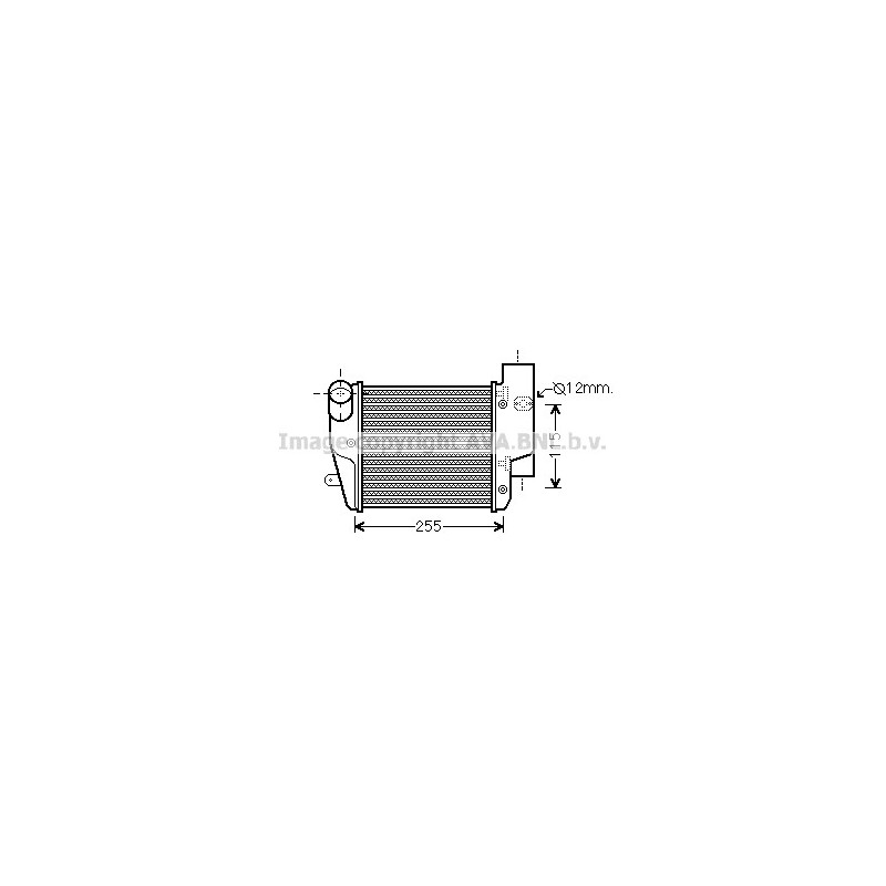 Intercooler (échangeur d'air) AVA QUALITY COOLING