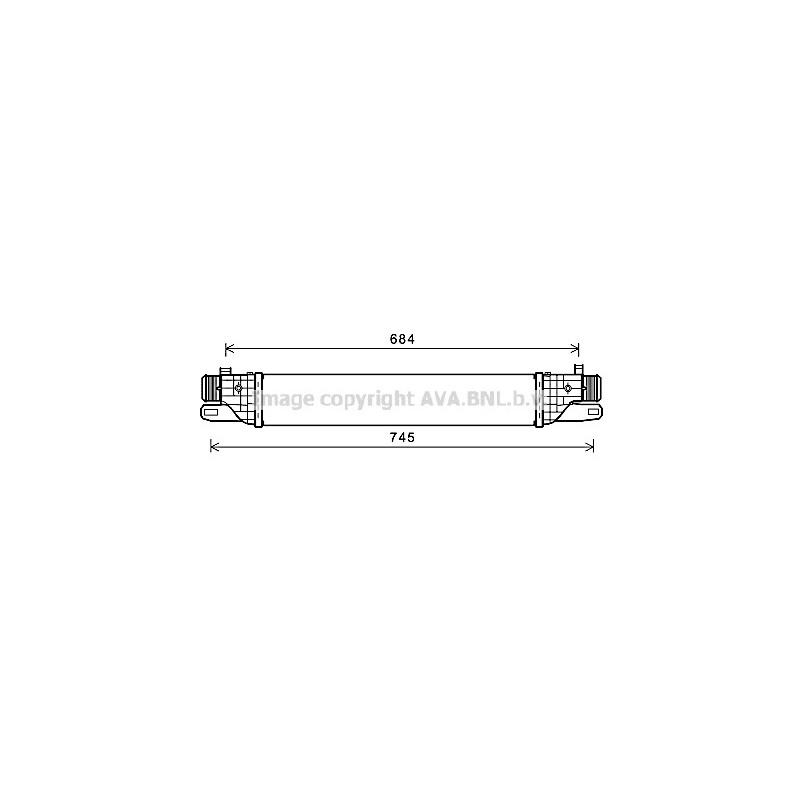 Intercooler (échangeur d'air) AVA QUALITY COOLING