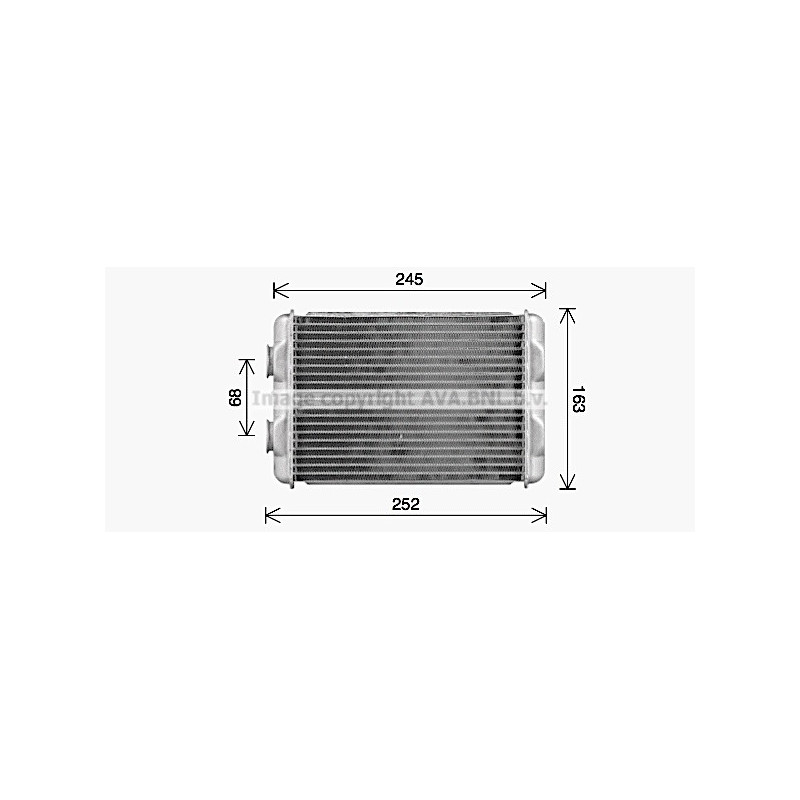 Radiateur de chauffage AVA QUALITY COOLING