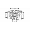 Ventilateur (refroidissement moteur) AVA QUALITY COOLING