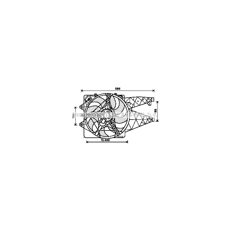 Ventilateur (refroidissement moteur) AVA QUALITY COOLING