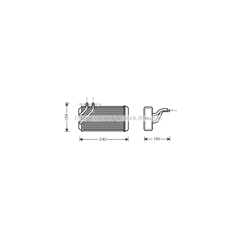 Radiateur de chauffage AVA QUALITY COOLING