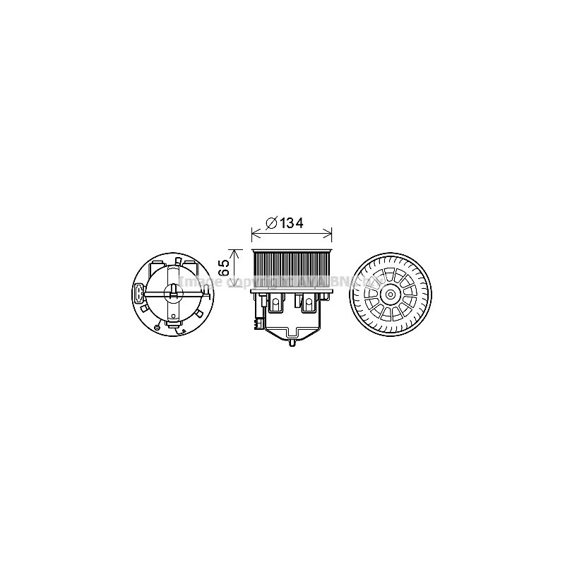 Moteur électrique (pulseur d'air habitacle) AVA QUALITY COOLING